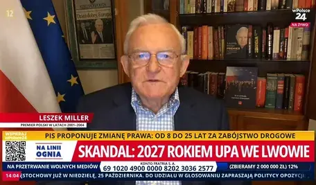 Leszek Miller na antenie wPolsce24