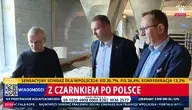 Piekarz pokazuje Przemysławowi Czarnkowi, jak wygląda jego praca w dobie rządów Kolicji Obywatelskiej 