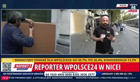 Rafał Jarząbek nadaje z Nicei