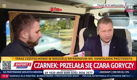 Przemysław Czarnek w rozmowie z telewizją wPolsce24