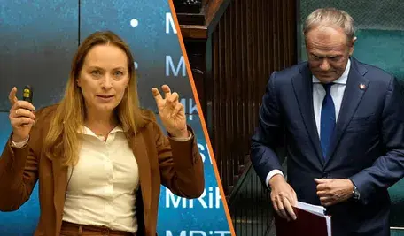Katarzyna Pełczyńska-Nałęcz i premier Donald Tusk