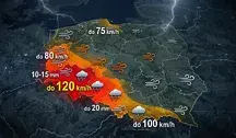 Potężny wiatr w całej Polsce 