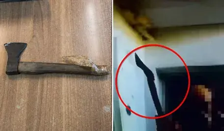 Siekierą w policjanta! Furia 71-letniego lokatora mogła skończyć się rzezią
