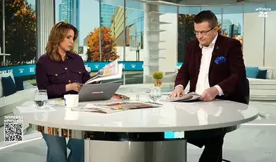 Marta Kielczyk i Mariusz Pietrasik z "Przeglądem prasy"