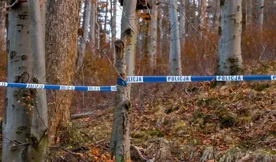 Policja zabezpieczyła teren 