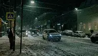 droga pokryta śniegiem
