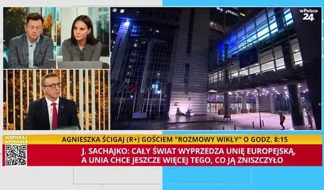 Poseł Sachajko w studio wPolsce24