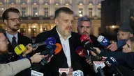 Współprzewodniczący Partii Razem Adrian Zandberg (C) i poseł Maciej Konieczny (P) po spotkaniu w Pałacu Prezydenckim w Warszawie, 31 bm. W Pałacu Prezydenckim prezydent Karol Nawrocki zwołał serię spotkań z liderami środowisk parlamentarnych. Spotkania mają związek z wizytą prezydenta Karola Nawrockiego w Trybunale Konstytucyjnym, do której doszło w nocy z 30 na 31 bm. (mr) PAP/Paweł Supernak