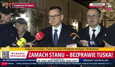 Koniec rządu Tuska? Rozwój Plus proponuje Marka Jurka na premiera i konstruktywne wotum nieufności