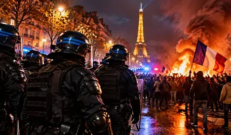 Francja na krawędzi wybuchu! Władze w panice odwołują urlopy policjantów i wprowadzają godzinę policyjną