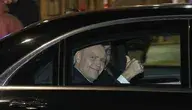 Karol Nawrocki podjeżdżając pod TK
