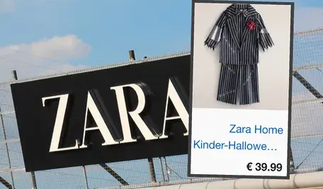 Takie przebranie dla dzieci na Halloween oferowała hiszpańska sieć Zara klientom w Niemczech. Po fali oburzenia, produkt wycofano
