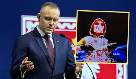 Prezydent Karol Nawrocki i zdjęcie ukraińskiego boksera