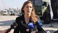 Magdalena Sobkowiak-Czarneck podczas konferencji prasowej