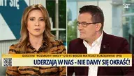Marta Kielczyk i Mariusz Pietrasik na antenie telewizji wPolsce24