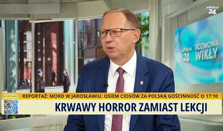 Poseł Fritz w rozmowie z Marcinem Wikłą