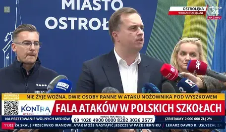 Konferencja prasowa w Ostrołęce 