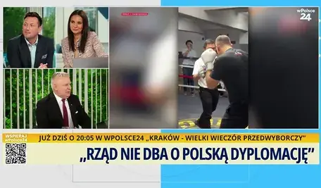 Poseł Jarosław Zieliński na antenie telewizji wPolsce24