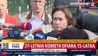 Mł. asp. Ilona Puścian podczas konferencji prasowej