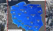 Prognoza IMGW na niedzielę. W całym kraju będą dwucyfrowe mrozy