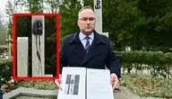 Dyrektor szczecińskiego Oddziału Instytutu Pamięci Narodowej Krzysztof Męciński zorganizował dziś briefing prasowy przy wyczyszczonym już pomniku AK i domagał się ścigania wandali 