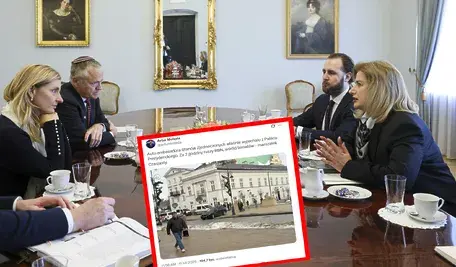 Ambasador Tom Rose na spotkaniu w Kancelarii Prezydenta w rozmowie z Agnieszką Jędrzak oraz wpis reportera TVN24 sugerujący jakieś "tajemne" tło wizyty ambasadora USA w Pałacu Prezydenckim