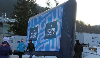 Dmuchana reklama Grupy Azoty.