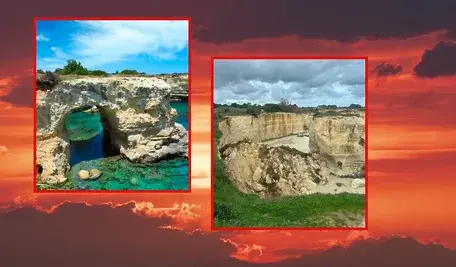 Słynny Łuk Miłości we Włoszech runął z powodu ekstremalnej pogody