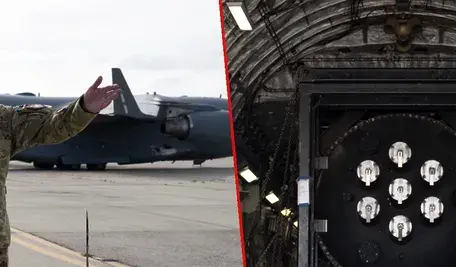 Reaktor Ward250 na pokładzie samolotu C-17