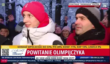 Kacper Tomasiak wrócił do domu w Bystrej