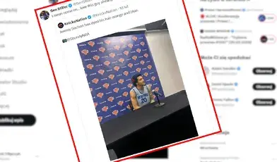 Polak Jeremy Sochan zadebiutował w New York Knikcs, cieszy się aktor Ben Stiller