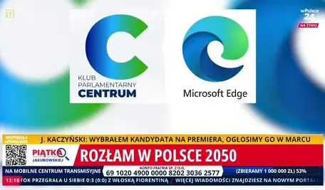 Logo Centrum i Logo Microsoft Edge
