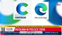Logo Centrum i Logo Microsoft Edge 