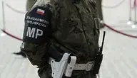 Funkcjonariusz Żandarmerii Wojskowej.