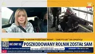 Rolnik stracił całą uprawę, Ania Pawelec relacjonuje akcję górników