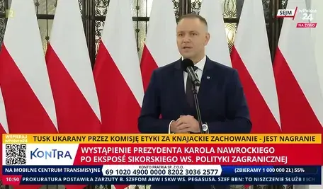 Prezydent Karol Nawrocki podsumował expose Radka Sikorskiego