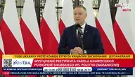 Prezydent Karol Nawrocki podsumował expose Radka Sikorskiego