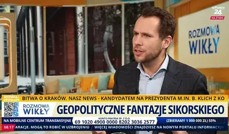 Jan Kanthak w rozmowie z Marcinem Wikłą w "Rozmowie Wikły" na antenie telewizji wPolsce24