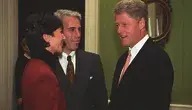 Prezydent Bill Clinton w towarzystwie Epsteina i Maxwell. Zgodził się zeznać przed kongresem o tej znajomości 
