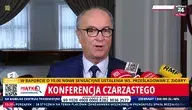 Konferencja marszałka Czarzastego.