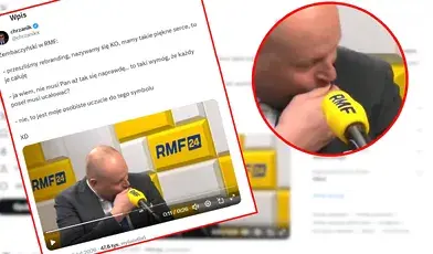 Szokujące sceny podczas programu Tomasza Terlikowskiego. Poseł Zembaczyński zaczął całować serduszko przypięte do marynarki. 