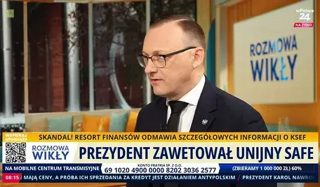 Rzecznik prezydenta Rafał Leśkiewicz w rozmowie z Marcinem Wikłą na antenie telewizji wPolsce24 