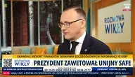 Rzecznik prezydenta Rafał Leśkiewicz w rozmowie z Marcinem Wikłą na antenie telewizji wPolsce24 