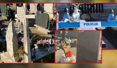 Nieznani sprawcy ukradli krzyże i inne elementy metalowe z cmentarza w Niestępowie