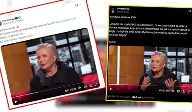 Krystyna Janda na antenie telewizji publicznej w likwidacji 