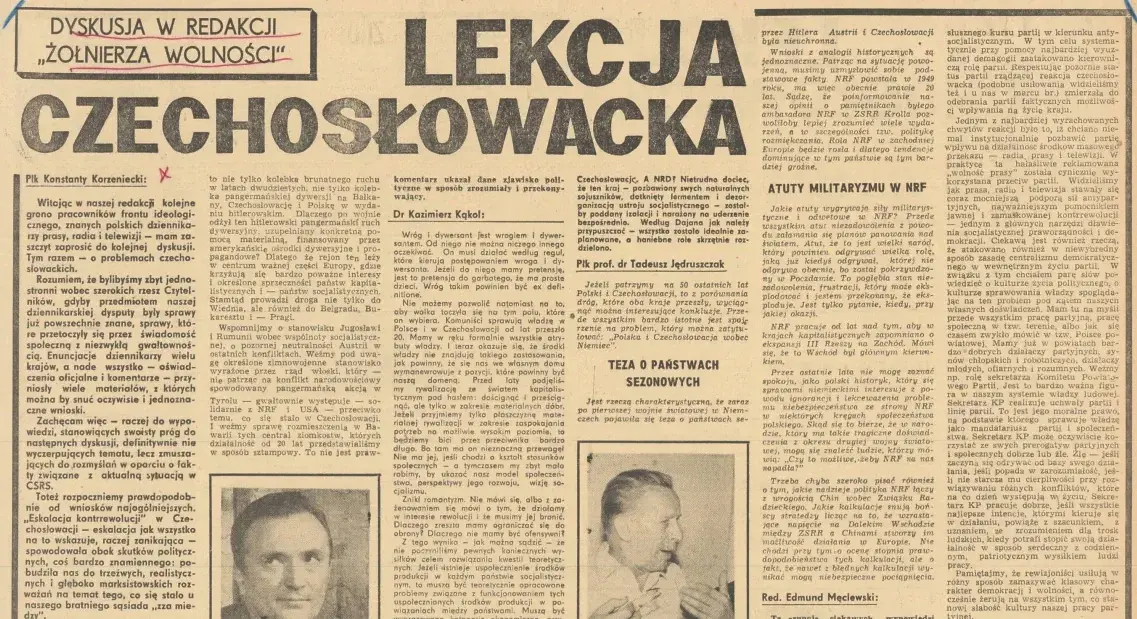 żołnierz wolności czechosłowacja