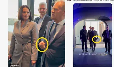 Tak Donald Tusk wyciąga otwartą dłoń