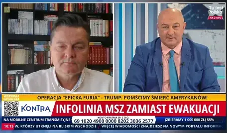 Grzegorz Kuczyński na antenie wPolsce24 w rozmowie z Tadeuszem Płużańskim z programu Kontra