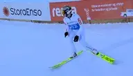 Kacper Tomasiak po groźnym upadku podczas kwalifikacji w Vikersund, na szczęście bez poważnych obrażeń.