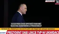 Karol Nawrocki gasi dziennikarza TVP 